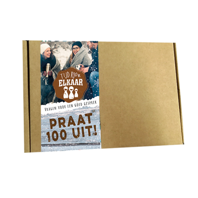 Kraftdoosje met vragenspel – Tijd voor elkaar – praat 100 uit!