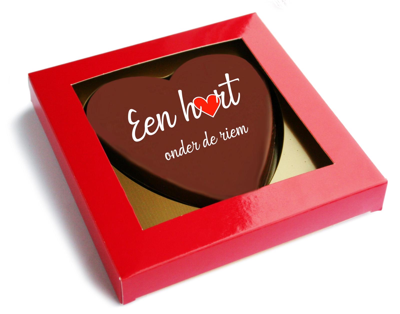 Chocolade hart.