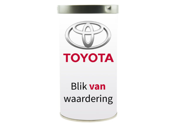 Conservenblik smal en hoog.