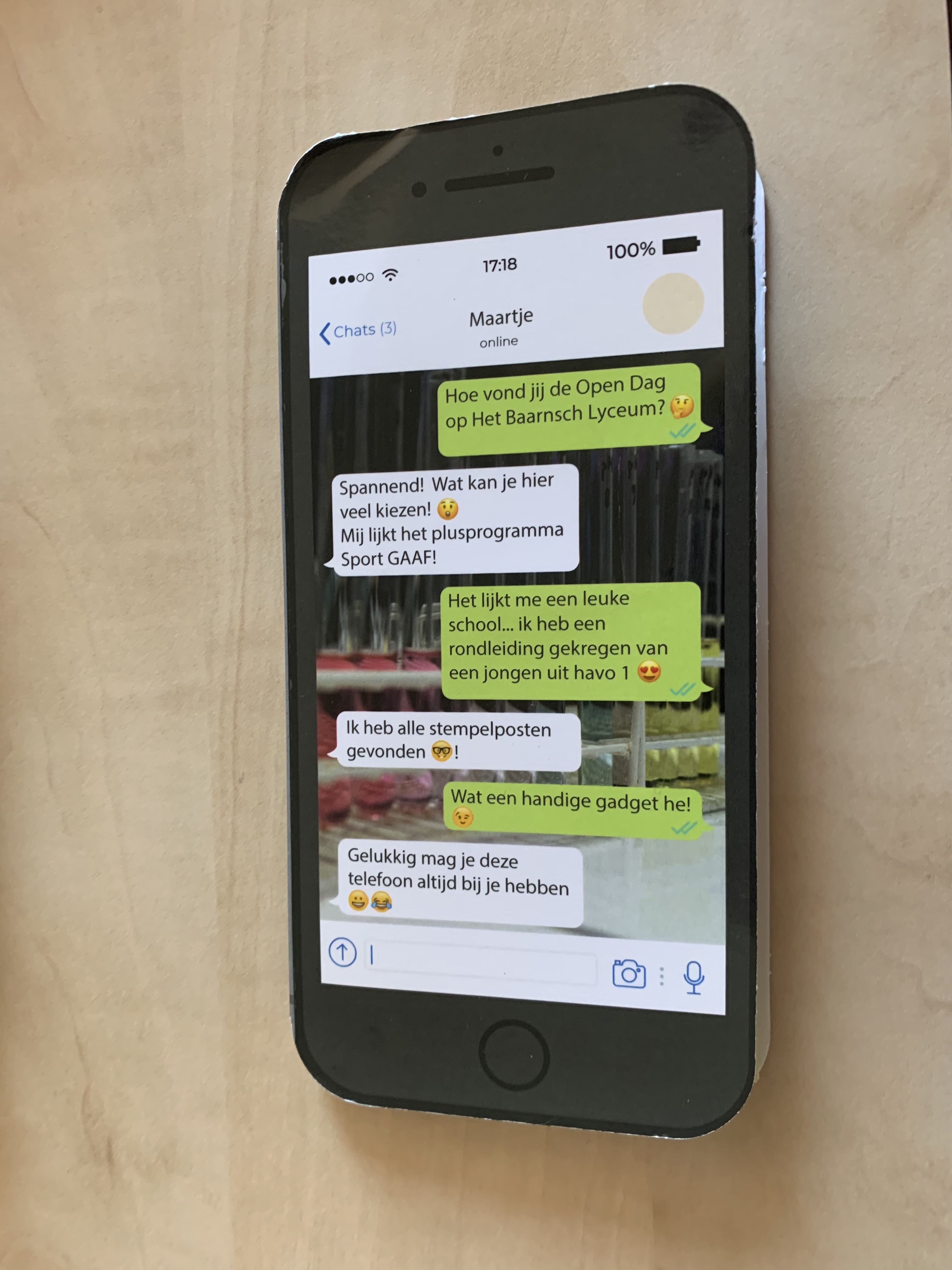 promofoon; school-promotie-telefoon