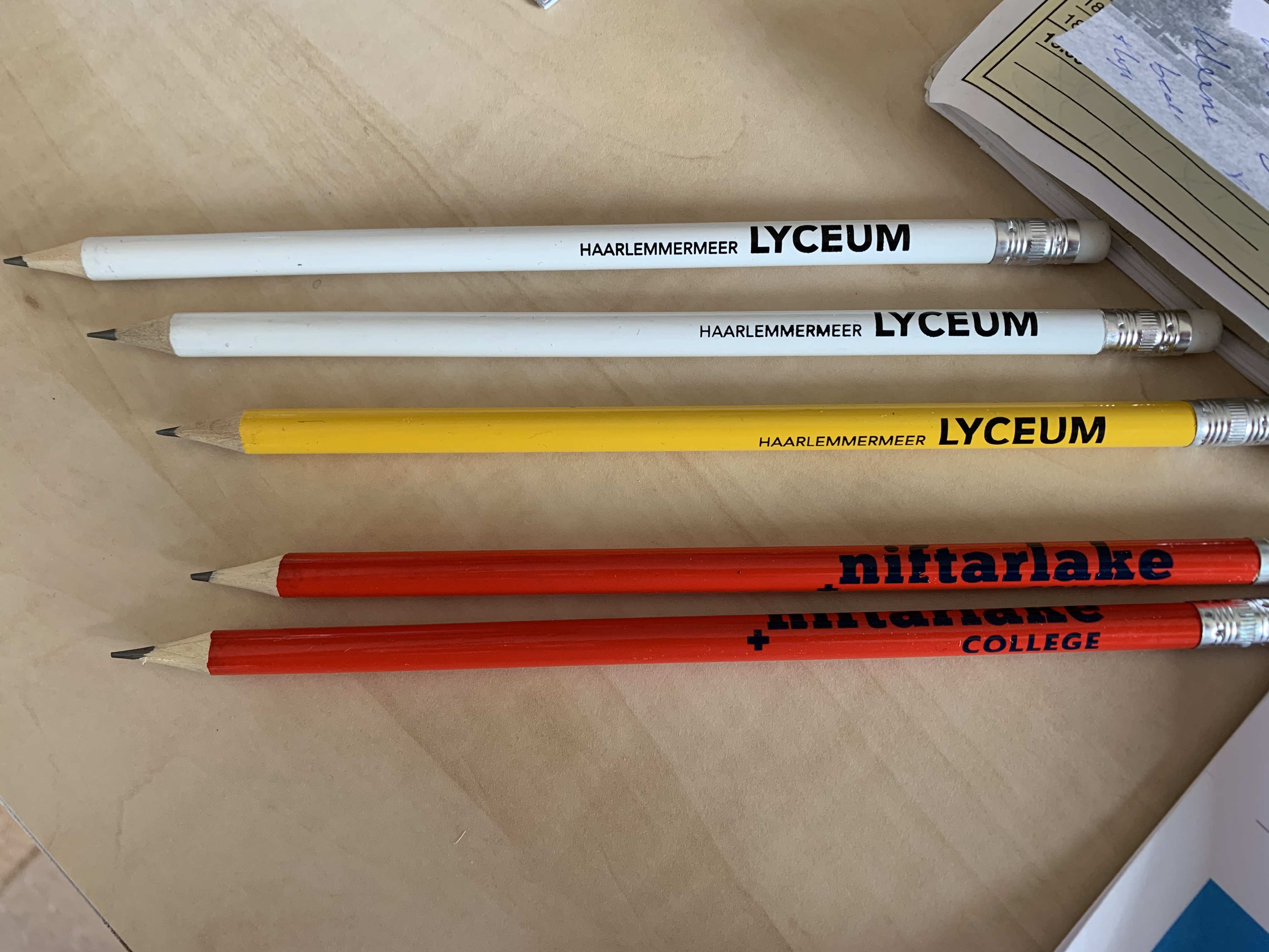 Potlood met geslepen punt